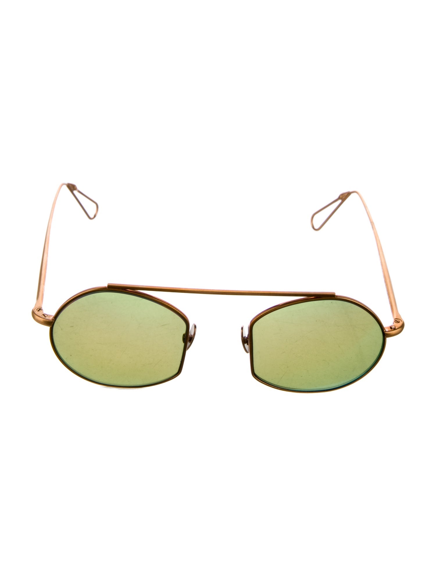 AHLEM サングラス　Pigalle Ahlem Pigalle Round Sunglasses - Brown Sunglasses