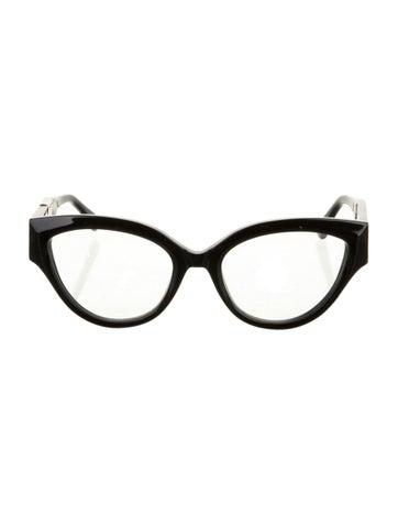 Pre-owned Ahlem Cat-eye Eyeglasses In Black