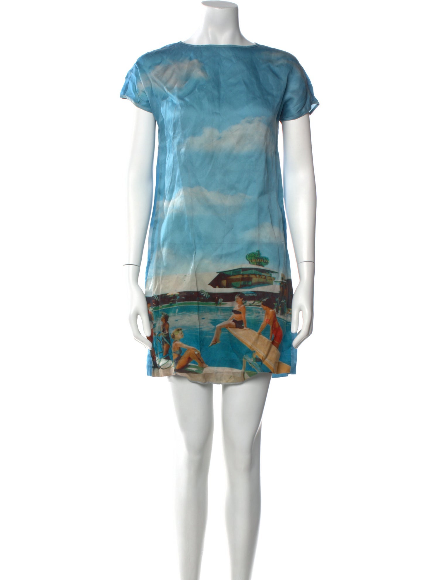 Au Jour le Jour Silk Mini Dress