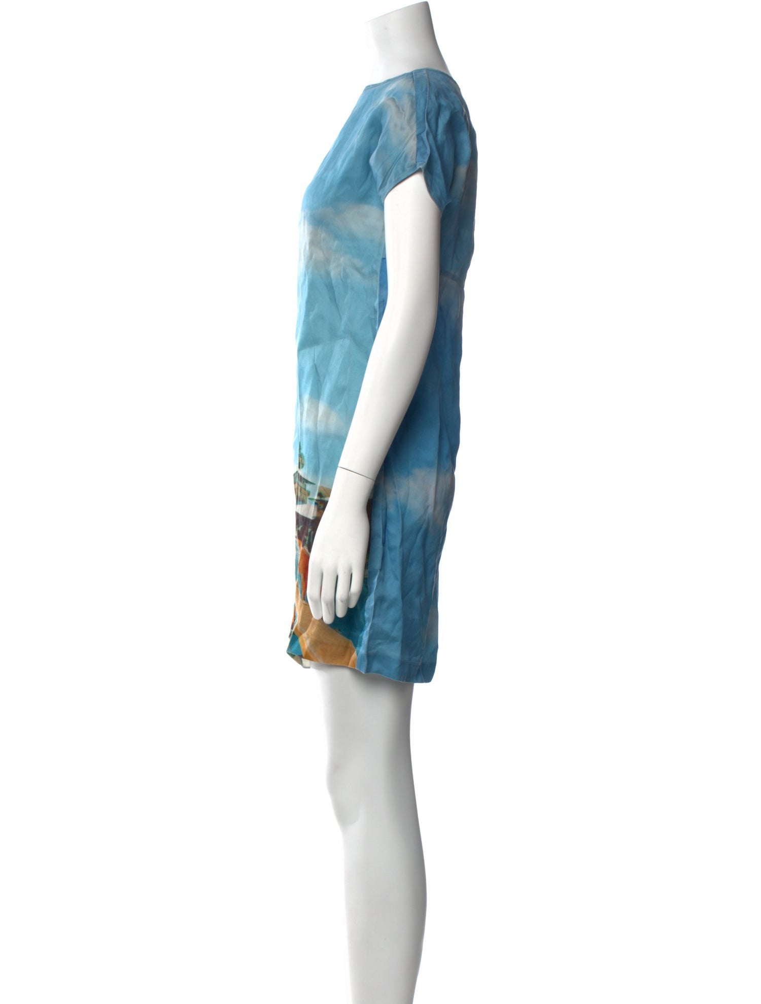 Au Jour le Jour Silk Mini Dress