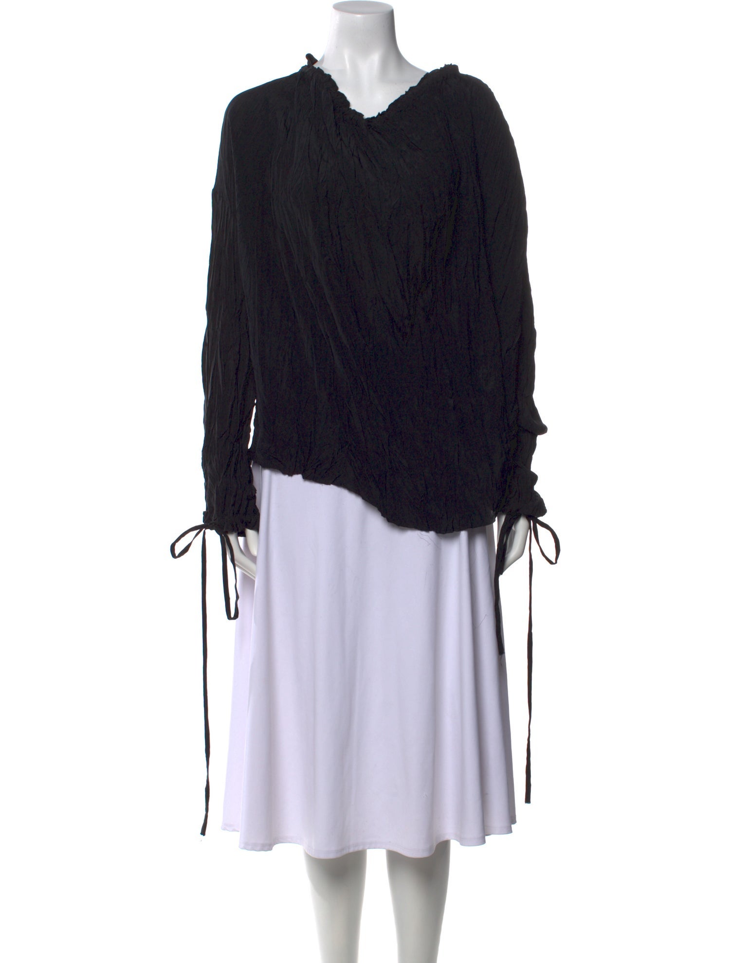 Archivio J.M. Ribot Silk V-Neck Blouse