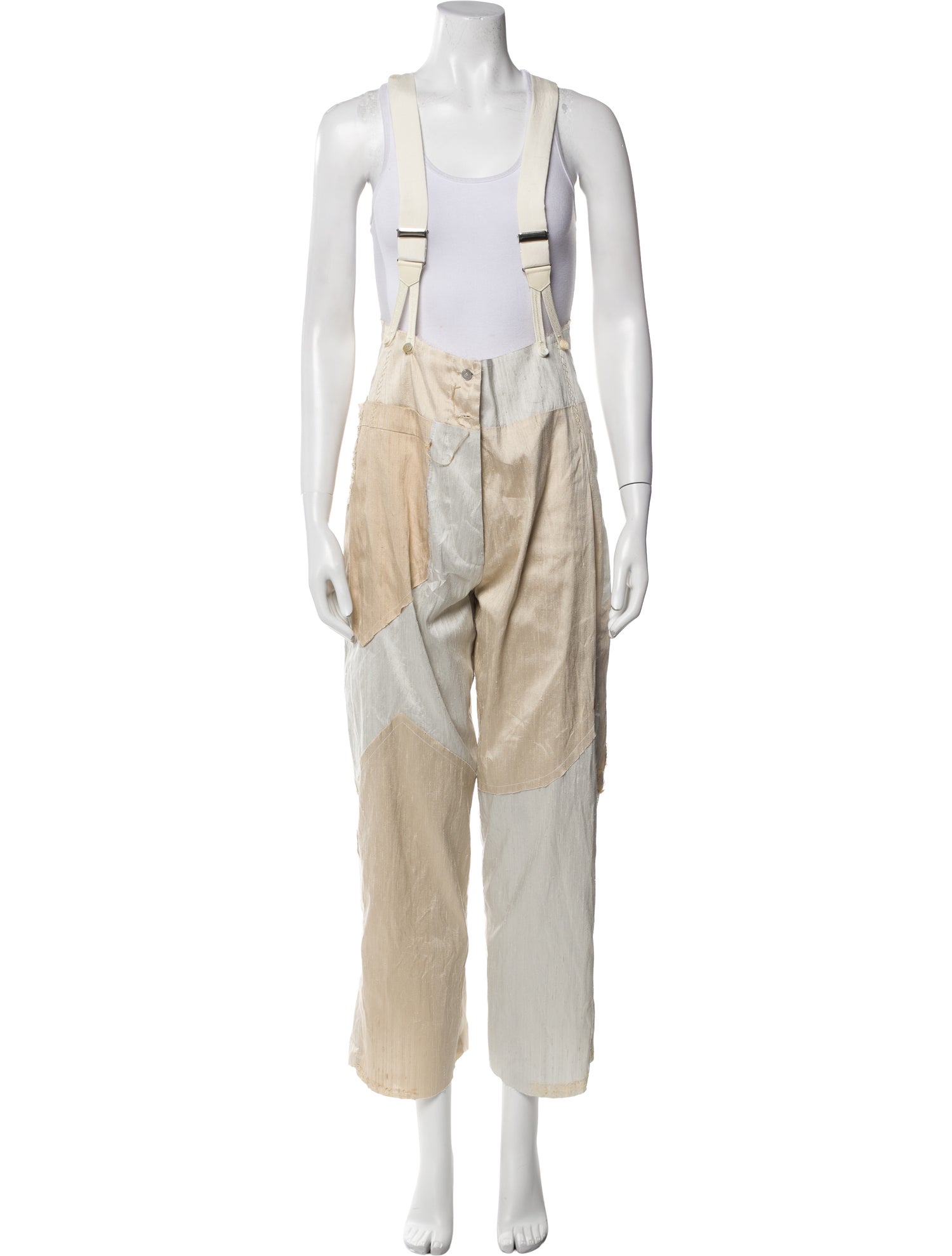 Archivio J.M. Ribot Silk Square Neckline Jumpsuit