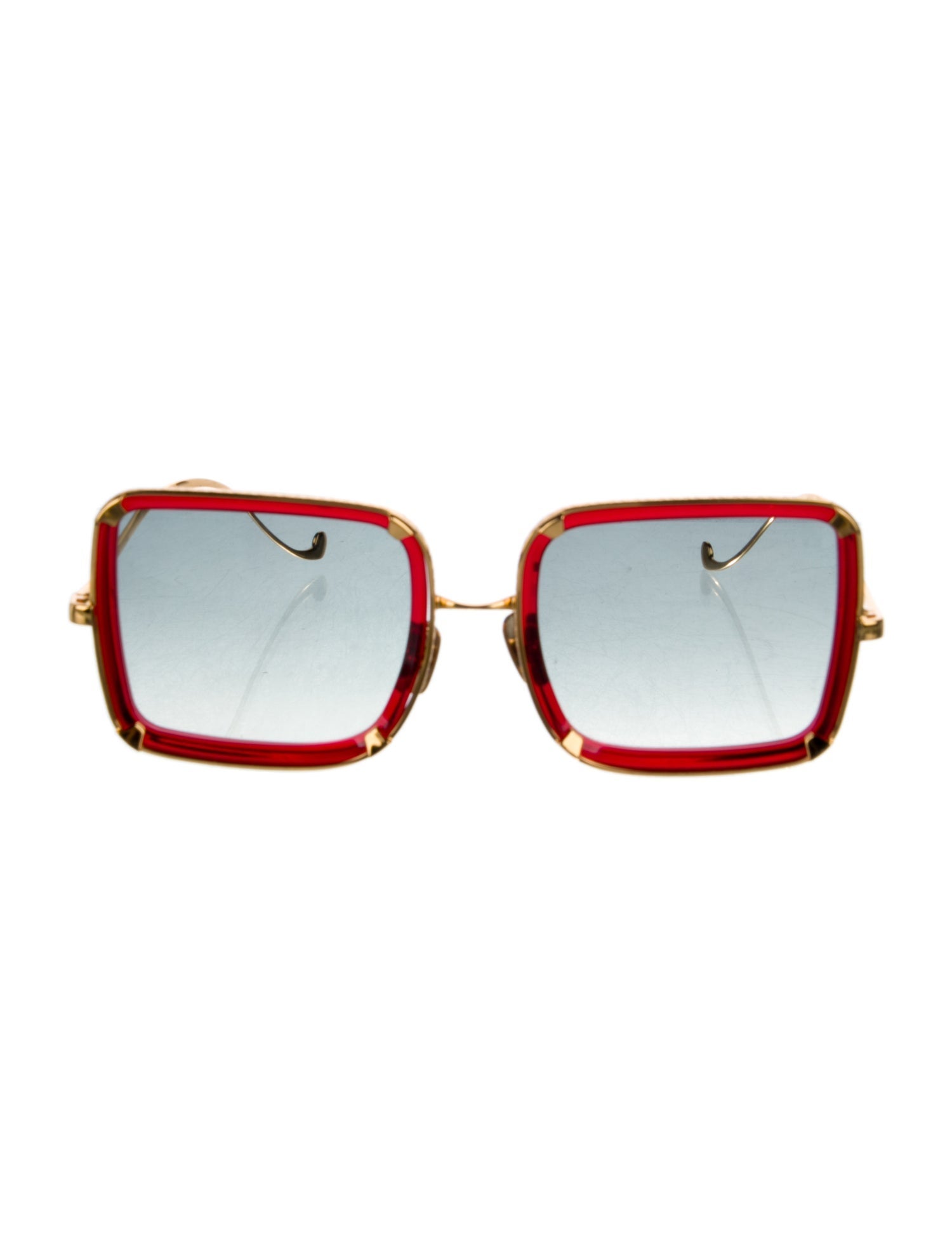 Anna-Karin Karlsson Square Gradient Sunglasses