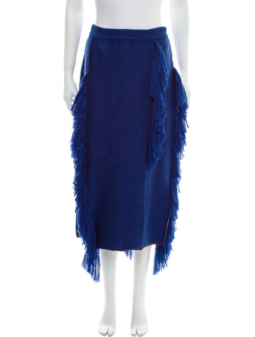 Akira Naka Midi Length Skirt Blue