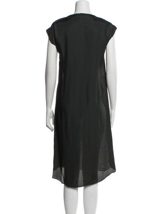 Akira Naka Printed Midi Length Dress