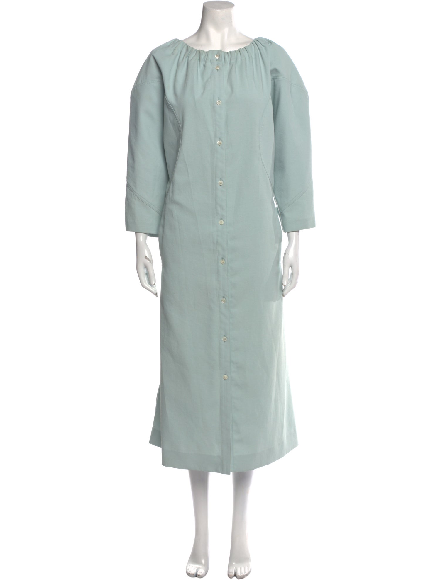 Akira Naka Scoop Neck Long Dress