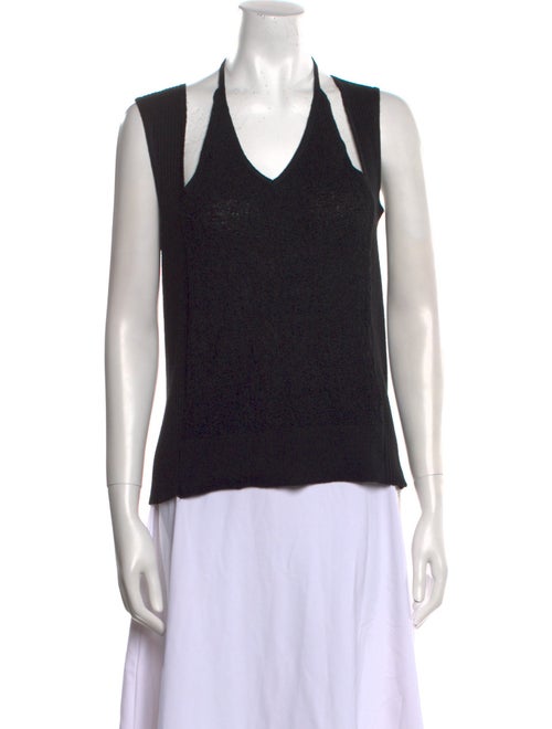 Akira Naka V-Neck Sleeveless Top