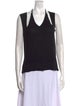 Akira Naka V-Neck Sleeveless Top