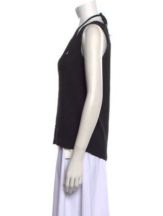 Akira Naka V-Neck Sleeveless Top