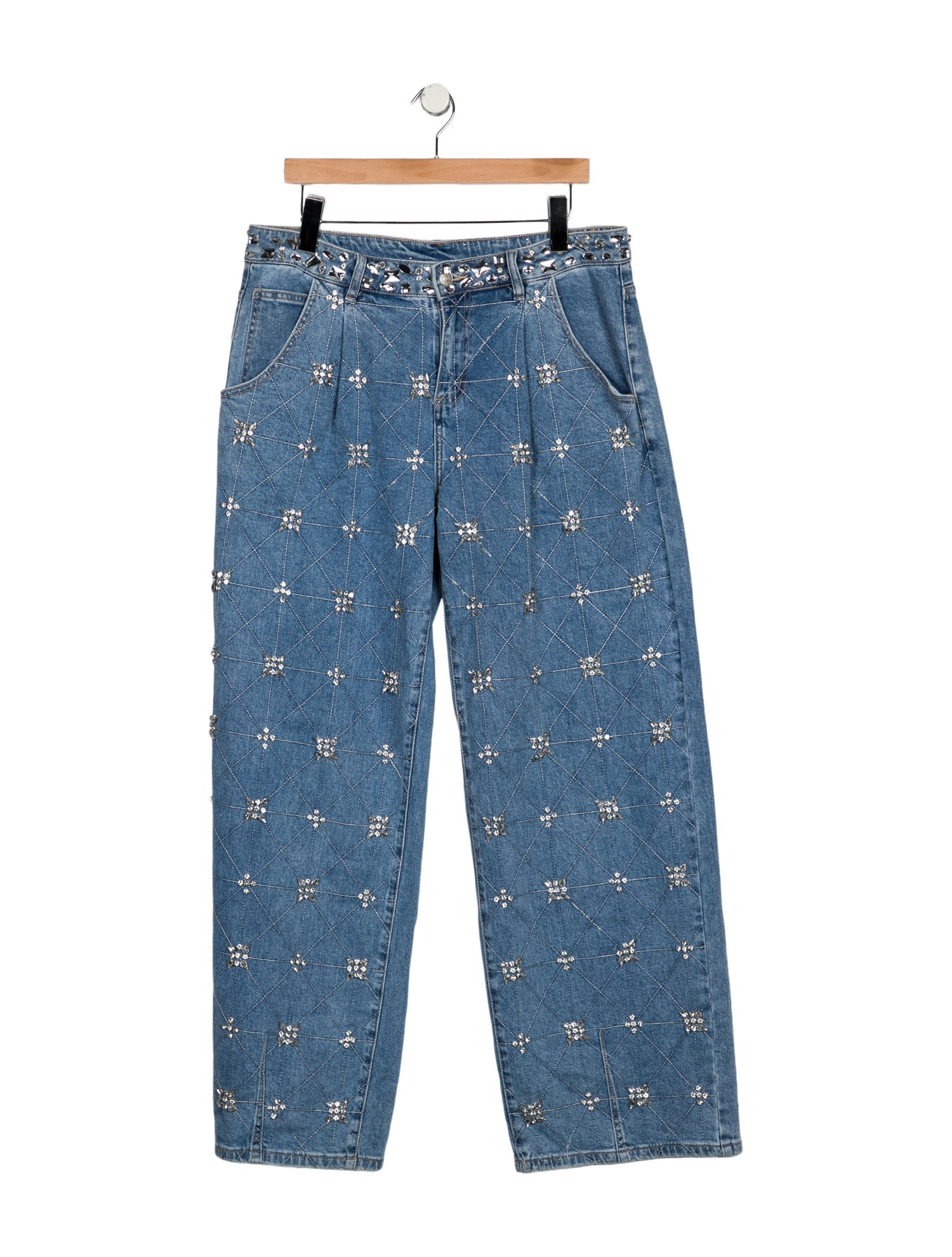 Akira Naka High-Rise Wide Leg Jeans