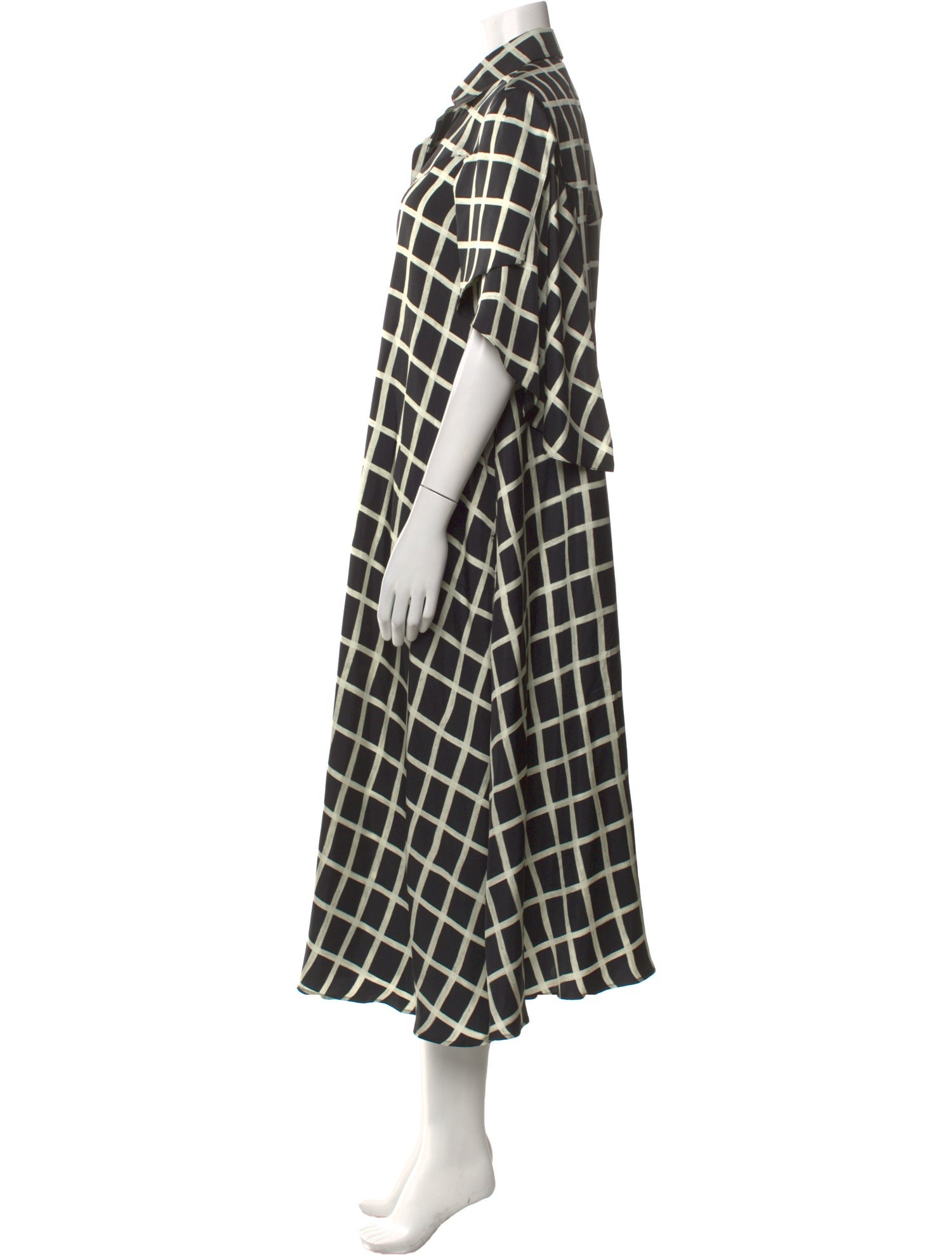 Akira Naka Silk Long Dress