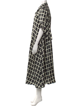 Akira Naka Silk Long Dress