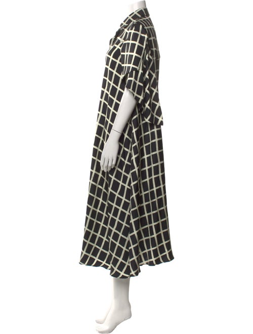 Akira Naka Silk Long Dress