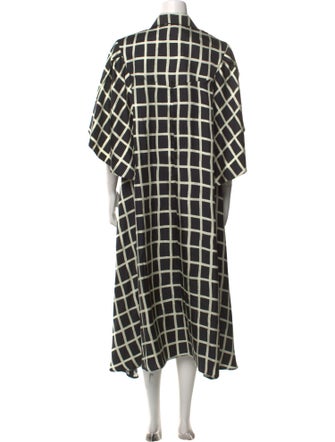 Akira Naka Silk Long Dress