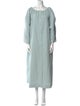 Akira Naka Scoop Neck Long Dress