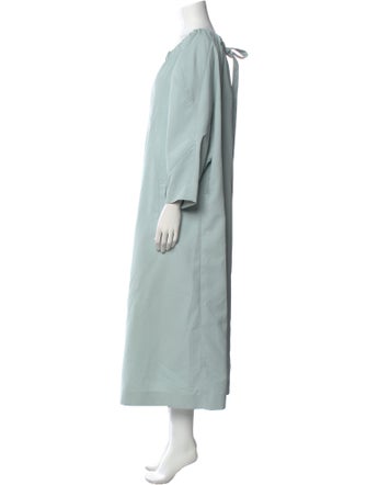 Akira Naka Scoop Neck Long Dress