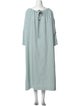 Akira Naka Scoop Neck Long Dress