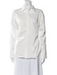 Akira Naka Long Sleeve Button-Up Top