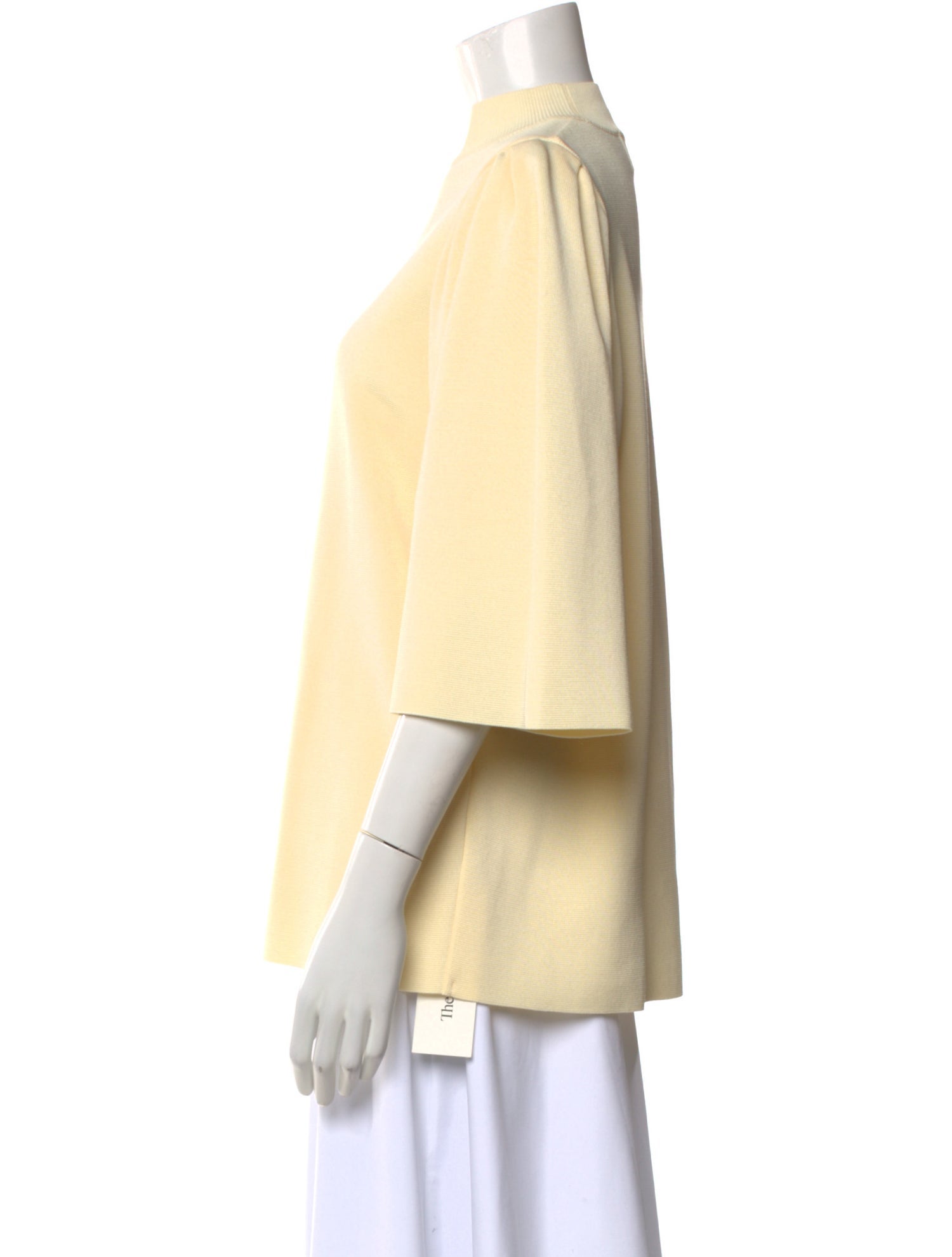 Akira Naka Mock Neck Three-Quarter Sleeve Sweatshirt w/ Tags