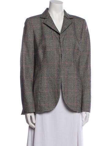 Akris Jackets Houndstooth Print Blazer M