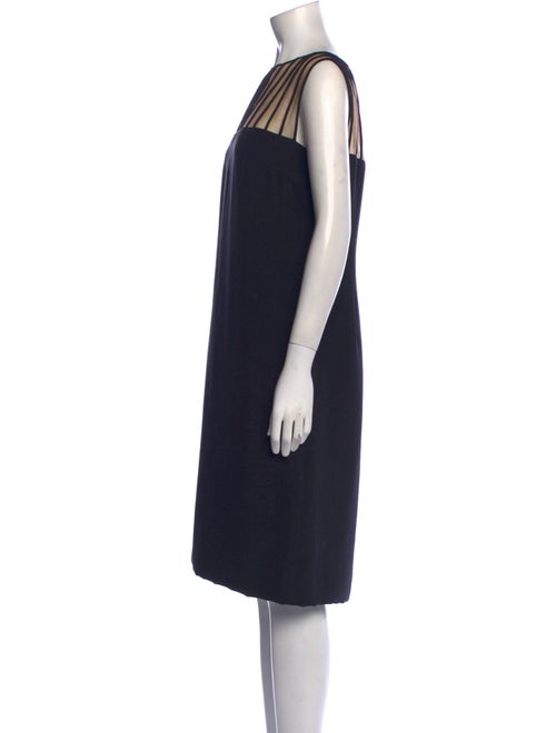 Akris Bateau Neckline Midi Length Dress