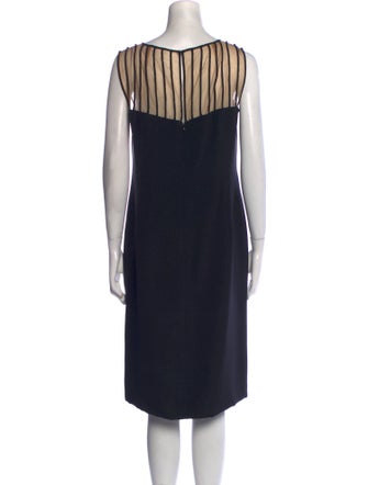 Akris Bateau Neckline Midi Length Dress