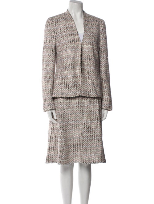 Akris Printed Skirt Suit