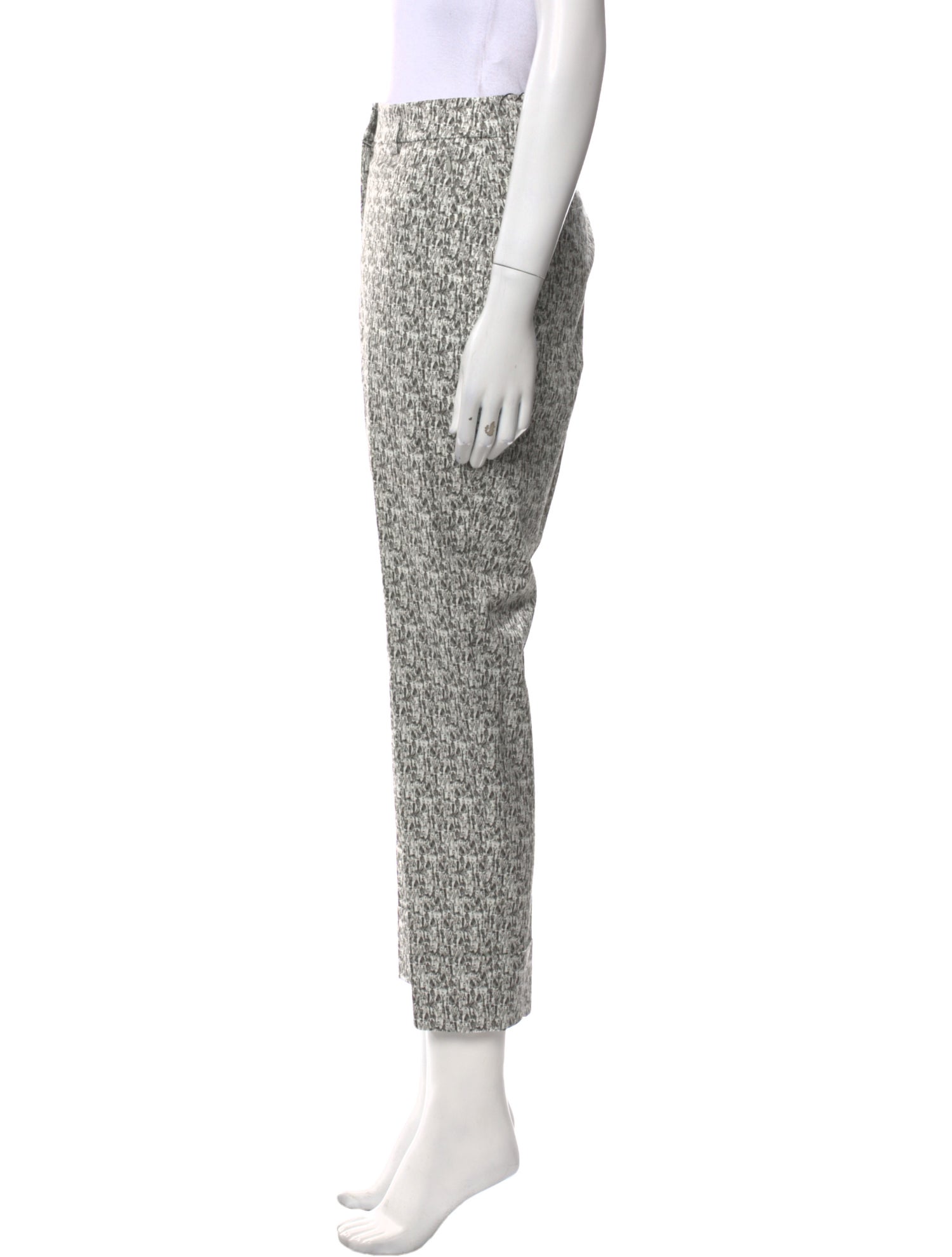 Akris Printed Straight Leg Pants w/ Tags