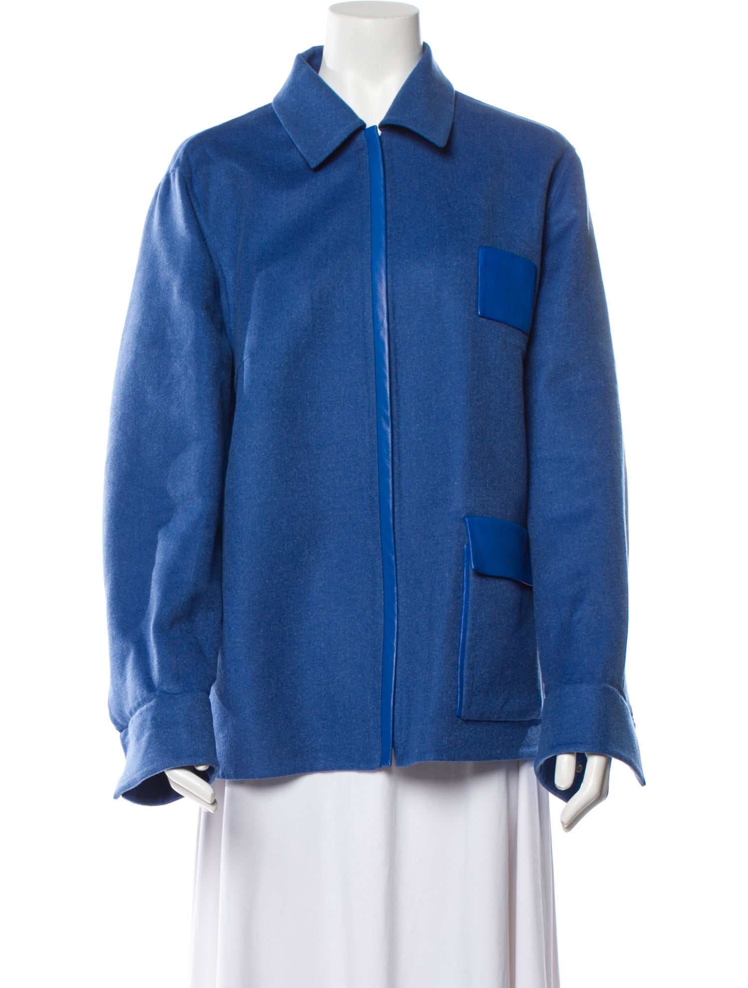 Akris Cashmere Jacket Blue Jackets, Clothing AKR118201 The RealReal