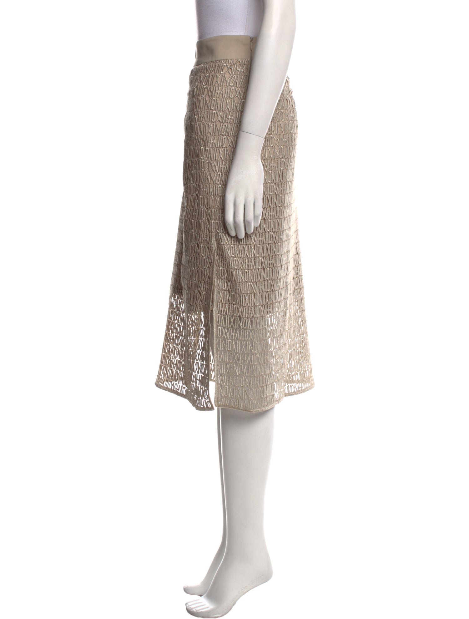 Akris Lace Midi Length Skirt w/ Tags