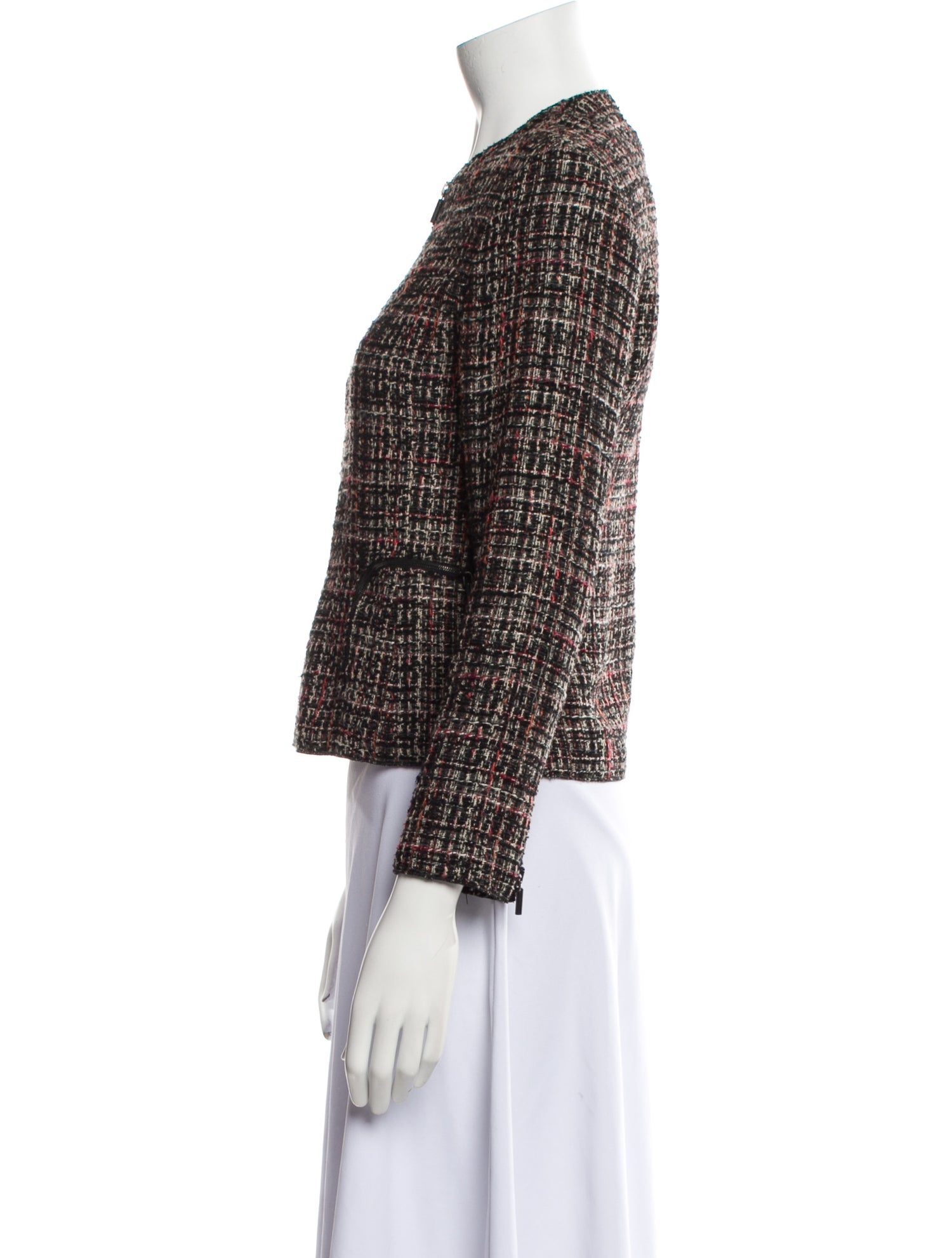 Akris Punto Tweed Pattern Evening Jacket