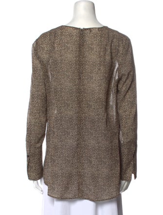 Akris Wool Animal Print Sweatshirt