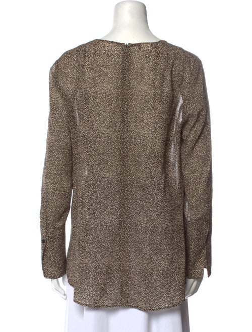 Akris Wool Animal Print Sweatshirt