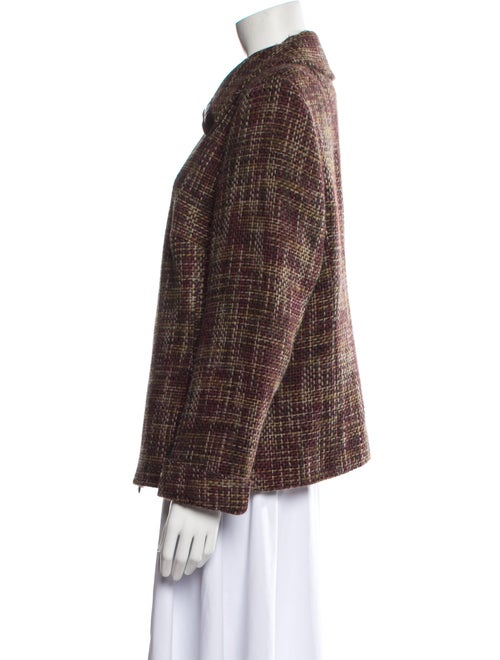 Akris Virgin Wool Tweed Pattern Evening Jacket