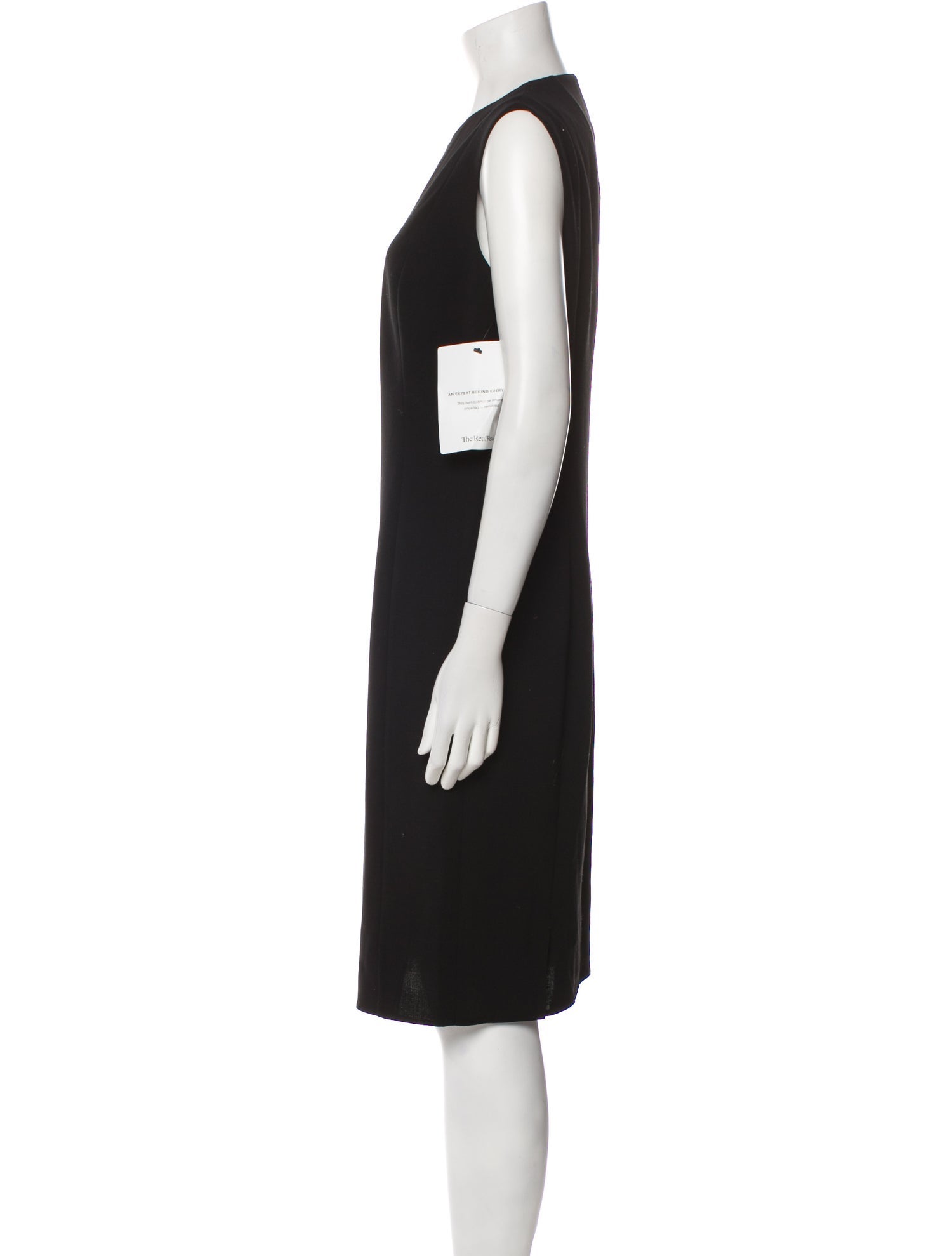 Akris Crew Neck Midi Length Dress