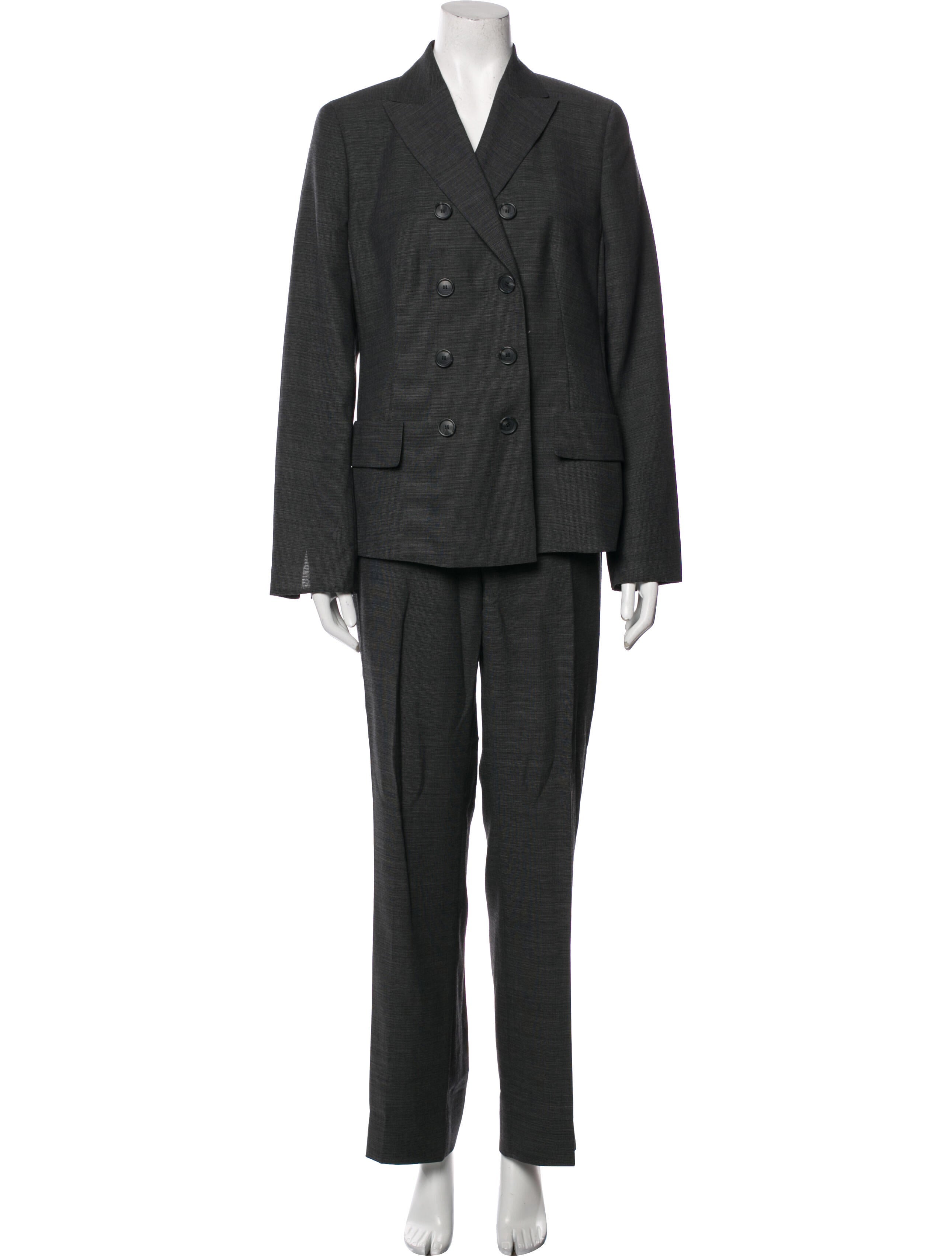 Akris Wool Printed Pantsuit