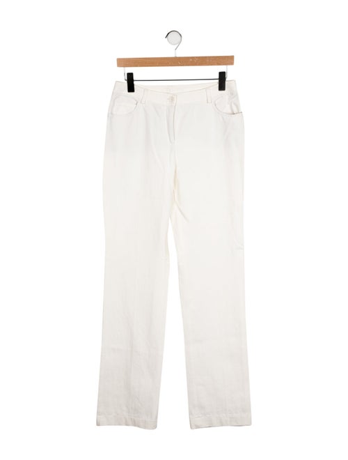 Akris Mid-Rise Straight Leg Jeans