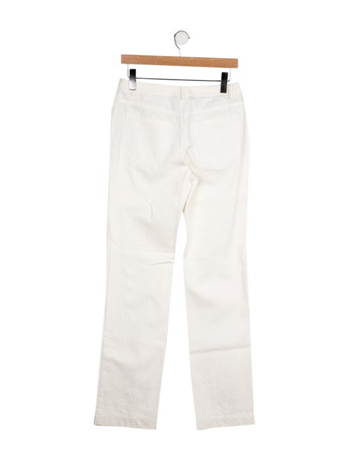 Akris Mid-Rise Straight Leg Jeans