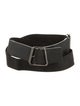 Akris Nylon Leather Trim Embellishment Belt
