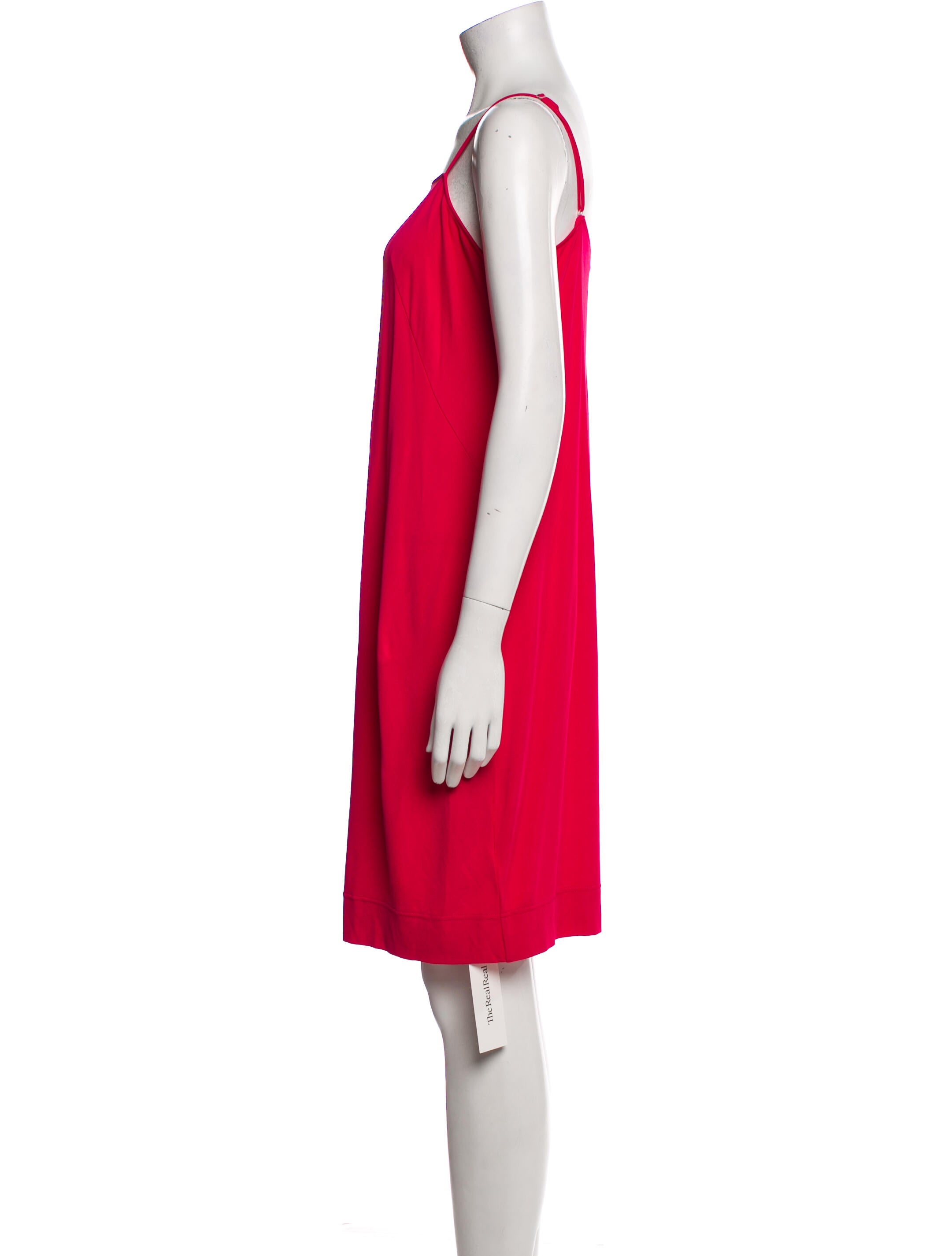 Akris Square Neckline Mini Dress