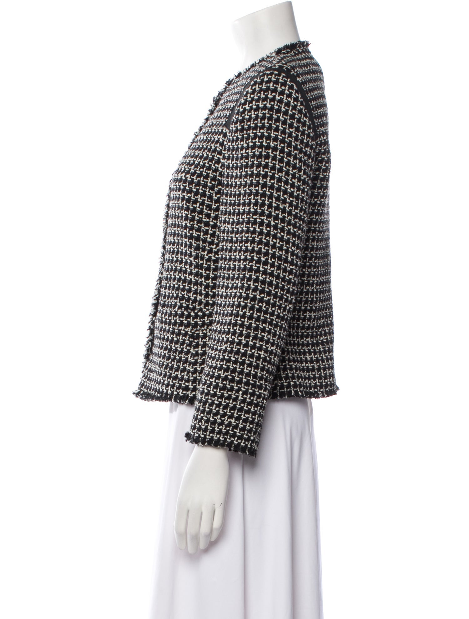 Akris Tweed Pattern Evening Jacket