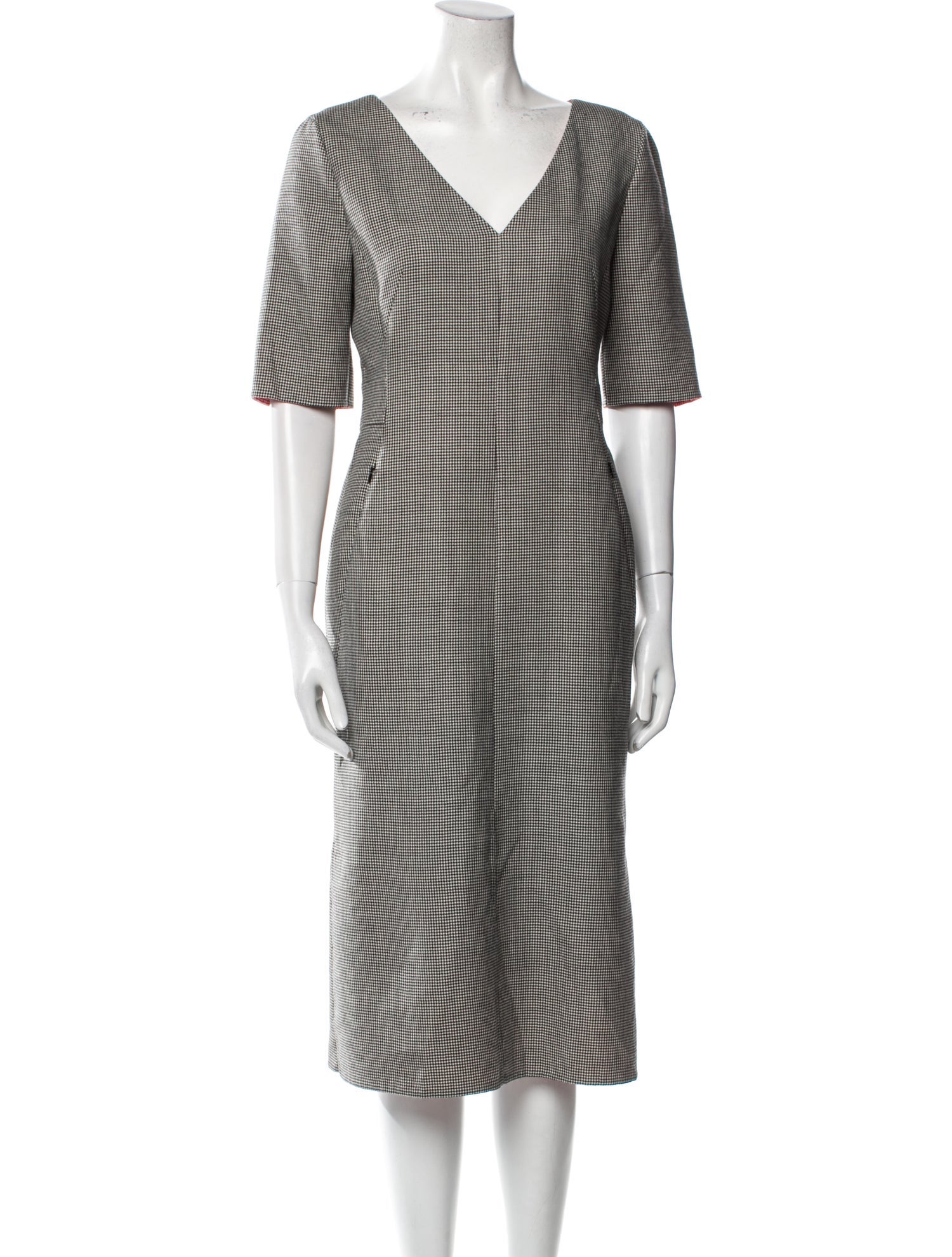 Akris Wool Midi Length Dress