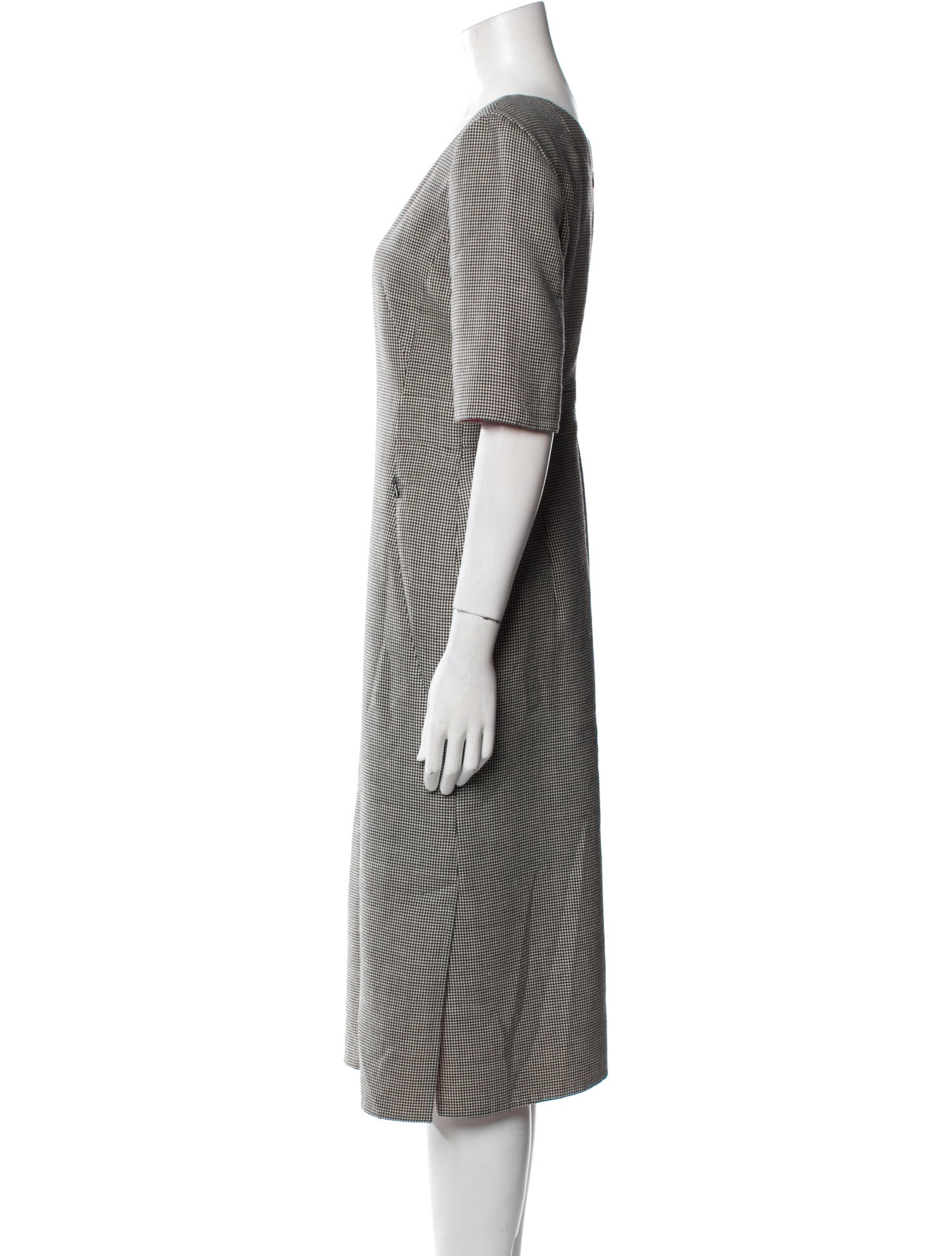 Akris Wool Midi Length Dress