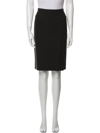 Akris Virgin Wool Knee-Length Skirt