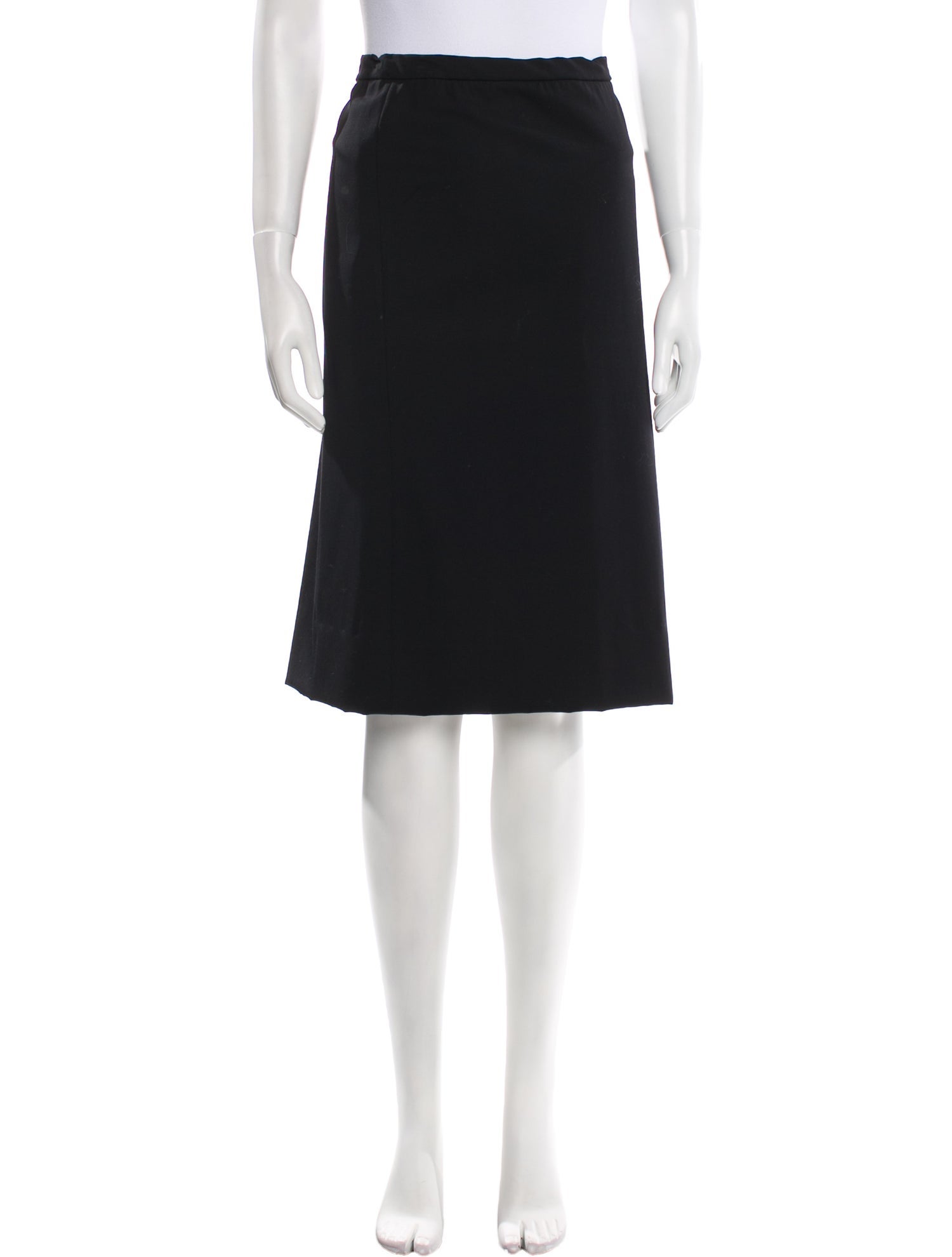 Akris Wool Knee-Length Skirt