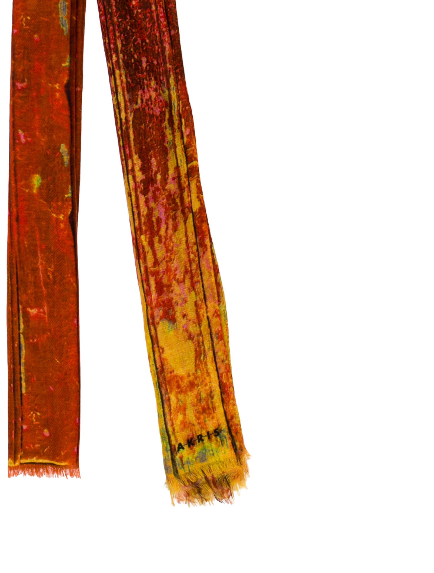 Akris Cashmere Striped Scarf w/ Tags