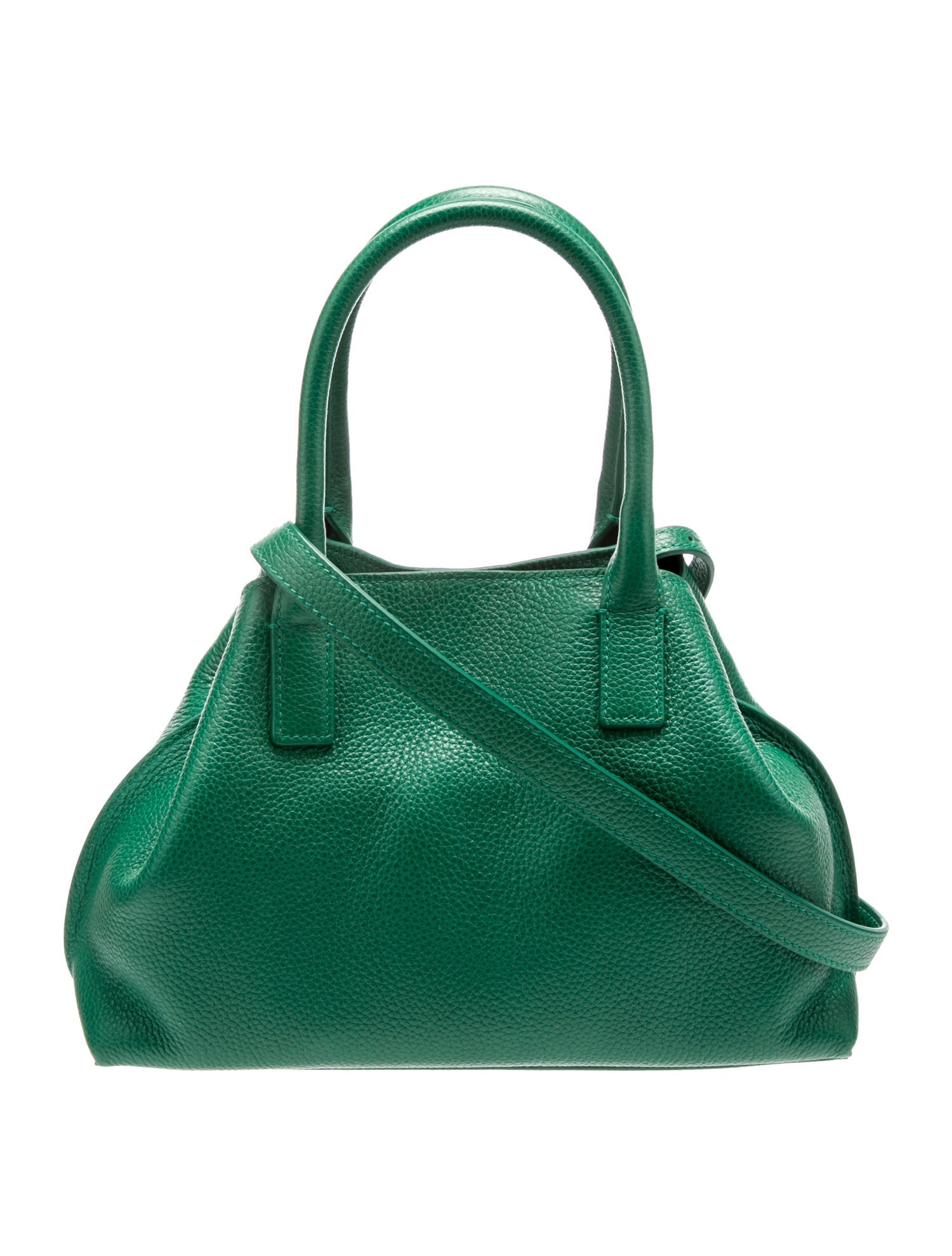 Akris Leather Top Handle Bag