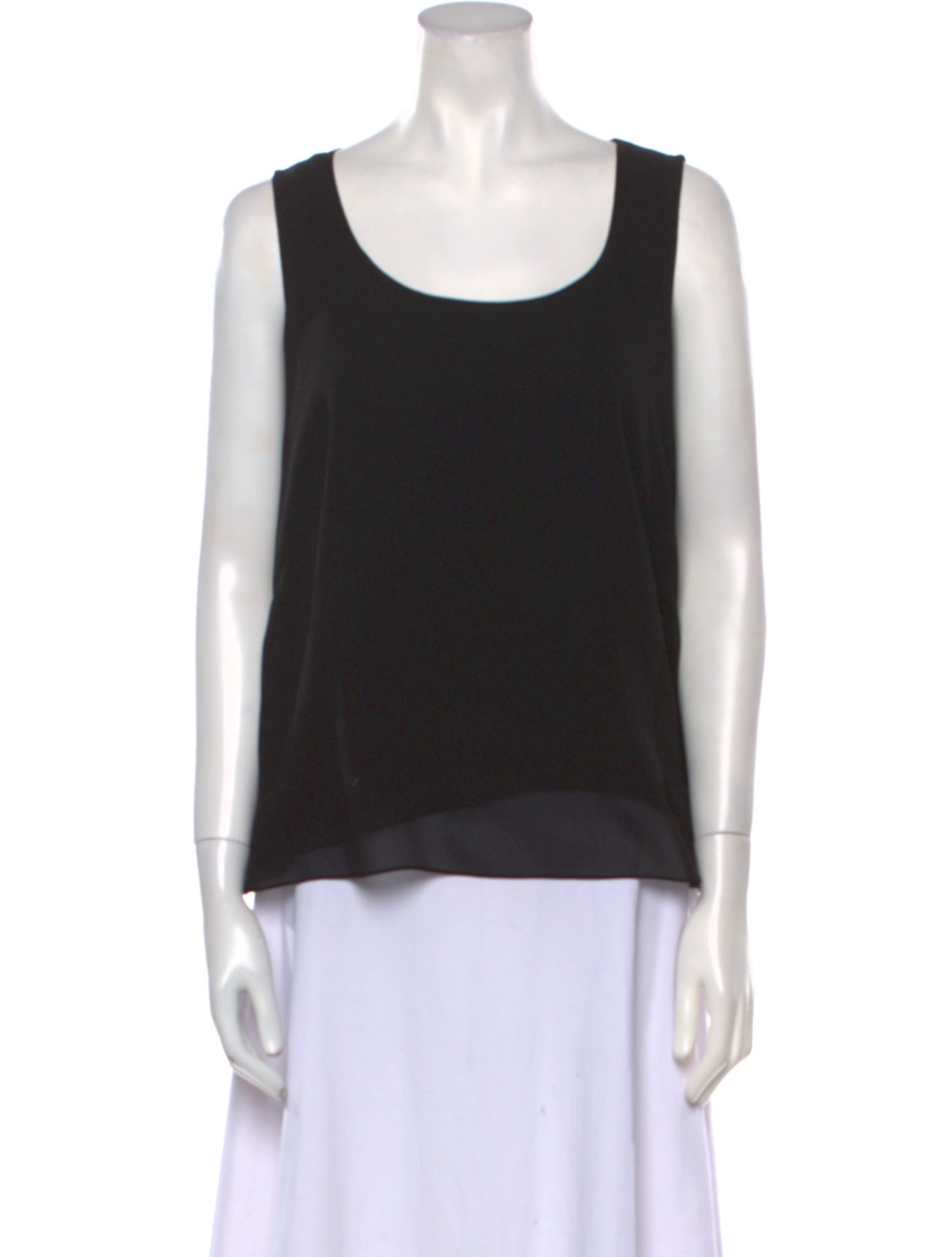Akris Silk Scoop Neck Top