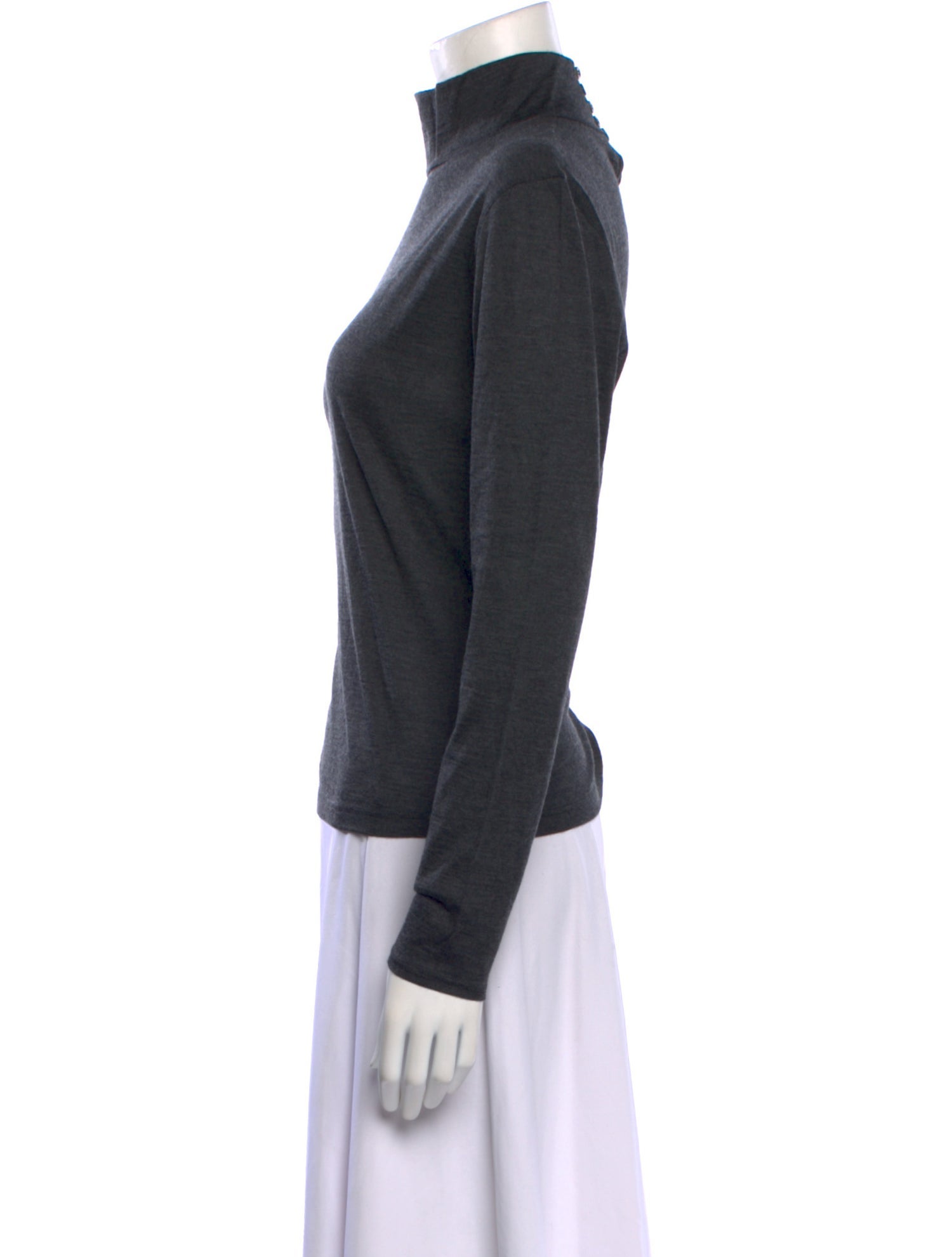 Akris Cashmere Turtleneck Top
