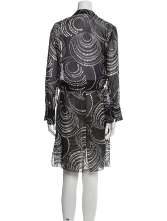 Akris Silk Polka Dot Print Skirt Set